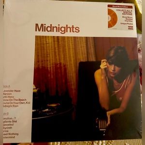 New Taylor Swift Midnights Blood Moon Edition Vinyl Record.